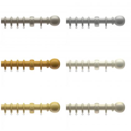 28mm Speedy Victory Wood Fixed Pole Set