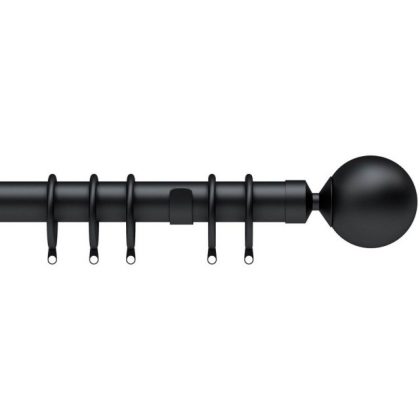 CB Furnishings 28mm Black Metal Pole by Speedy