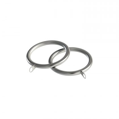CB Furnishings 28mm Satin Silver Metal Pole by Speedy