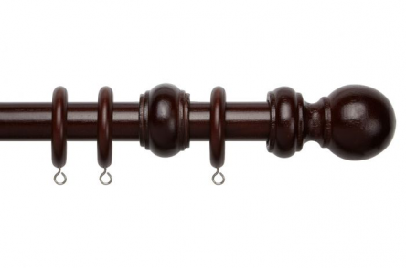 CB Furnishings 28mm County Wood Fixed Pole Sets by Speedy