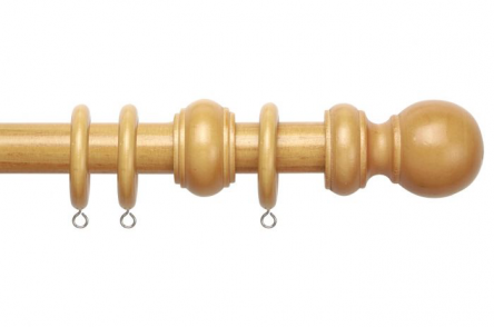CB Furnishings 28mm County Wood Fixed Pole Sets by Speedy