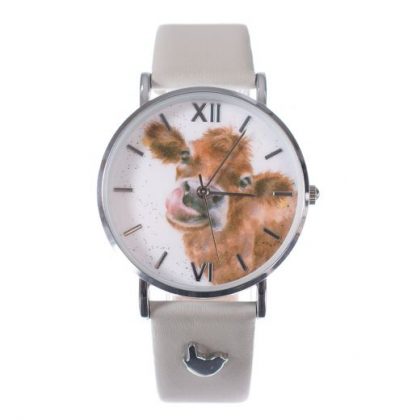 Wrendale ‘Moooo’ Leather Watch