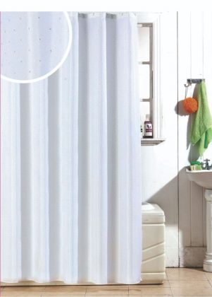 Blue Canyon Diamante Shower Curtain
