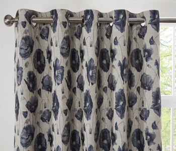 Gordon John Poppy Eyelet Ready Made Curtains