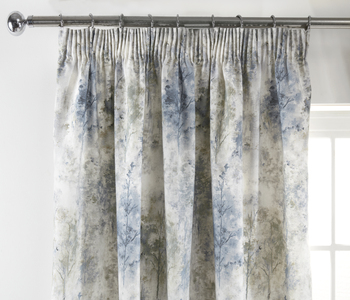 Gordon John Woodland Pencil Pleat Ready Made Curtains