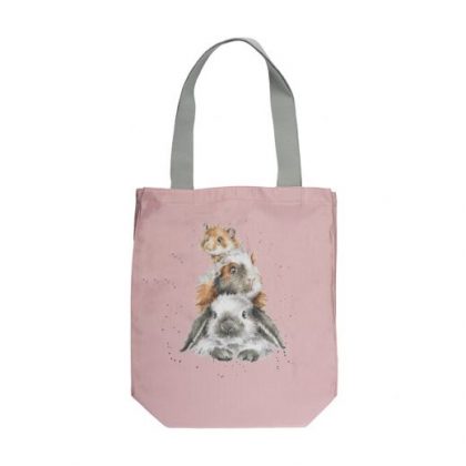 Wrendale ‘Piggy In The Middle’ Canvas Tote Bag