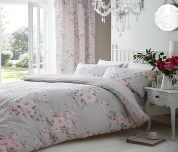 Catherine Lansfield Canterbury Duvet Cover and Pillowcase Set