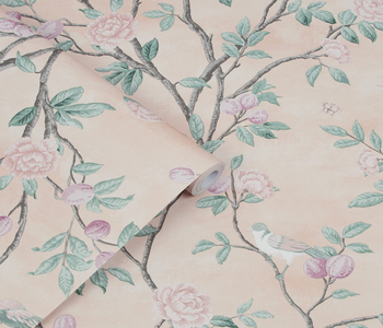 Laura Ashley Eglantine Wallpaper.