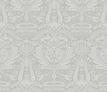 Laura Ashley Heraldic Damask Wallpaper.