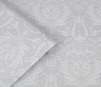 Laura Ashley Heraldic Damask Wallpaper.