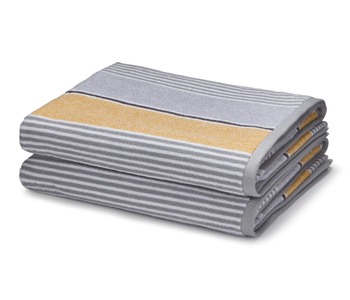 Catherine Lansfield Textured Stripe Towel.