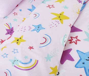 Catherine Lansfield Children’s Collection Happy Stars Duvet Set.