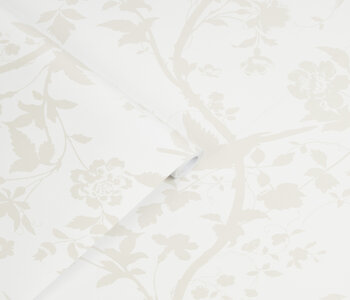 Laura Ashley Oriental Garden Pearlescent Wallpaper.