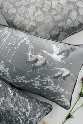 Laura Ashley Animalia Steel Cushion.