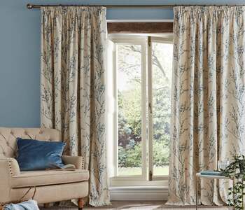 Laura Ashley Pussy Willow Ready-Made Curtains.