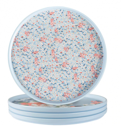 Joules Floral Print Melamine Dinner Plate.