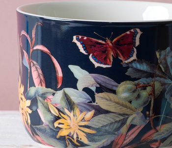 Kew Gardens Midnight Floral Mug.